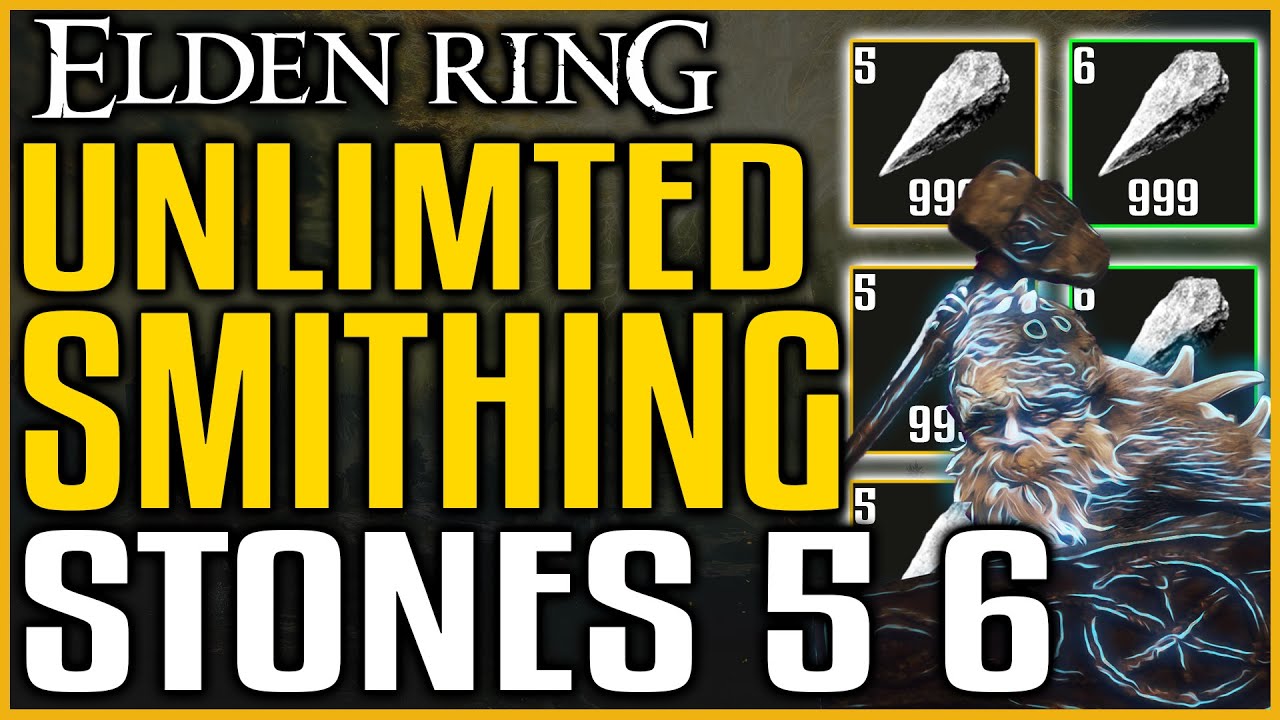 Elden Ring FARM UNLIMITED SOMBER SMITHING STONES 5 and 6 - Upgrade