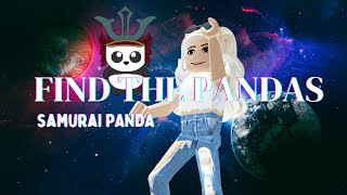How To Get Samurai Panda In Roblox Find The Pandas