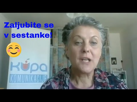 Zaljubite se v sestanke. Agilne seveda!