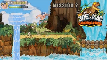 New JOE & MAC Caveman Ninja - Mission 2 Feat: Man-Eater (Boss) Classic Modes: Extend (2022, PS5)