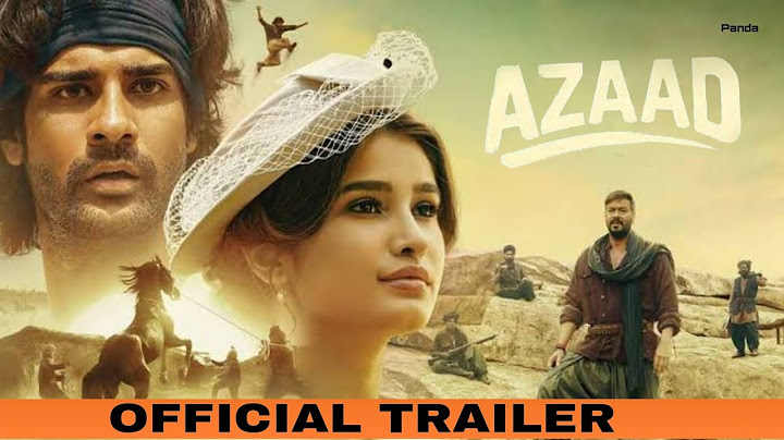 Azaad Official Trailer | Ajay D, Abhishek K, Ronnie S, Pragya K, Diana P, Aaman D, RashaT
