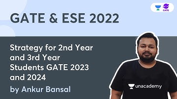 Strategy for 2nd Year and 3rd Year Students GATE 2023 and 2024 | Ankur Bansal Sir | Planet GATE