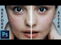 Face retouching how to retouch face in photoshop how to make  glowing skin tone in photoshop hindi