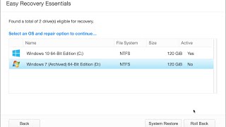 Windows 10 Rollback Utility