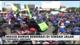 Sejumlah Buruh Berunjuk Rasa Tolak UU Cipta Kerja di Sejumlah Daerah - Special Report 07/10