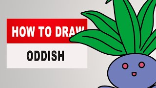 How To Easy Draw Oddish | Pokemon