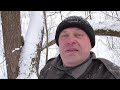 Геннадий Горин на природе зимой. Много снега, зима, январь 2022 год