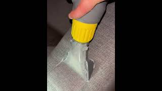 Deepcleaning A Sofa With Karcher Puzzi 10/1 (upholstery) and a steamer