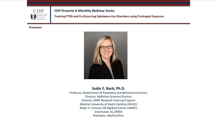 CDP Presents Treating PTSD and Co Occurring Substa...