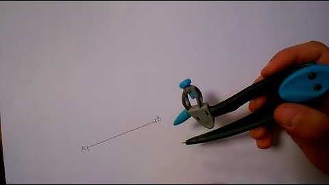 Reporter une longueur avec le compas