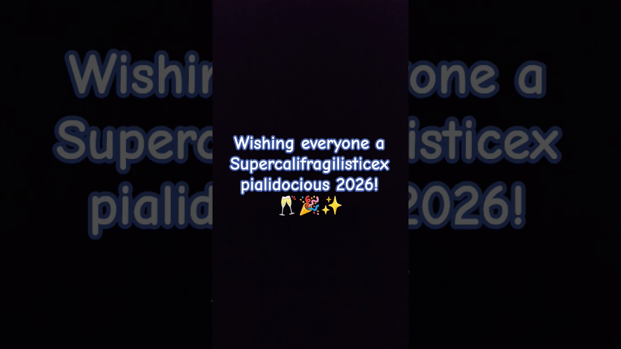 Happy happy new year everyone ✨#2026