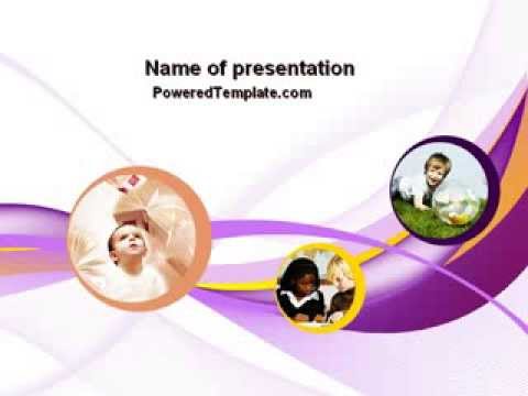 child development in kindergarten powerpoint template by