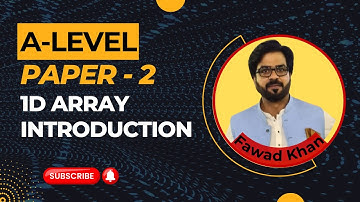 1D Arrays in Computer Science: A Practical Tutorial | A-level | Paper-2
