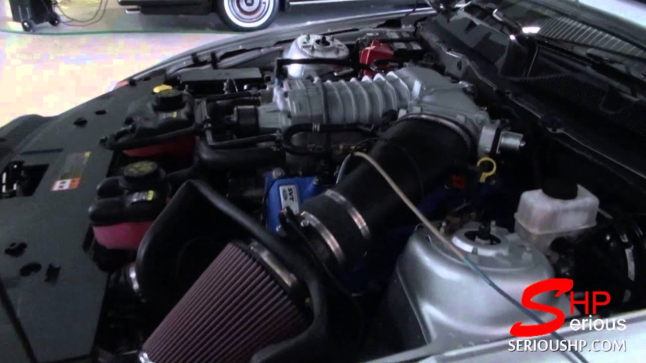 HOUSTON GT500 TUNING Upper Supercharger Pulley K&N Cold Air Intake Cat