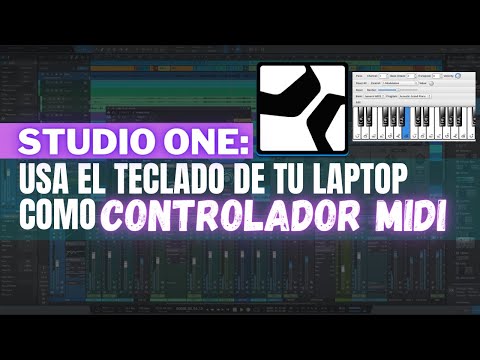 STUDIO ONE: El teclado de tu LAPTOP como CONTROLADOR MIDI 🎹  Tips de Audio