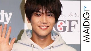 三代目JSB岩田剛典、“初歌”をCMで披露「照れくさかった」　「『ブレンディ』スティック朝オーレ！」新CM発表会1
