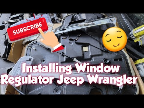 How to: Install Window Regulator Jeep Wrangler - YouTube