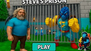 MC Muscular Doey Explores: Steve's Minecraft Prison & The Cross-Universe Escape! ⛏️🧱🤣