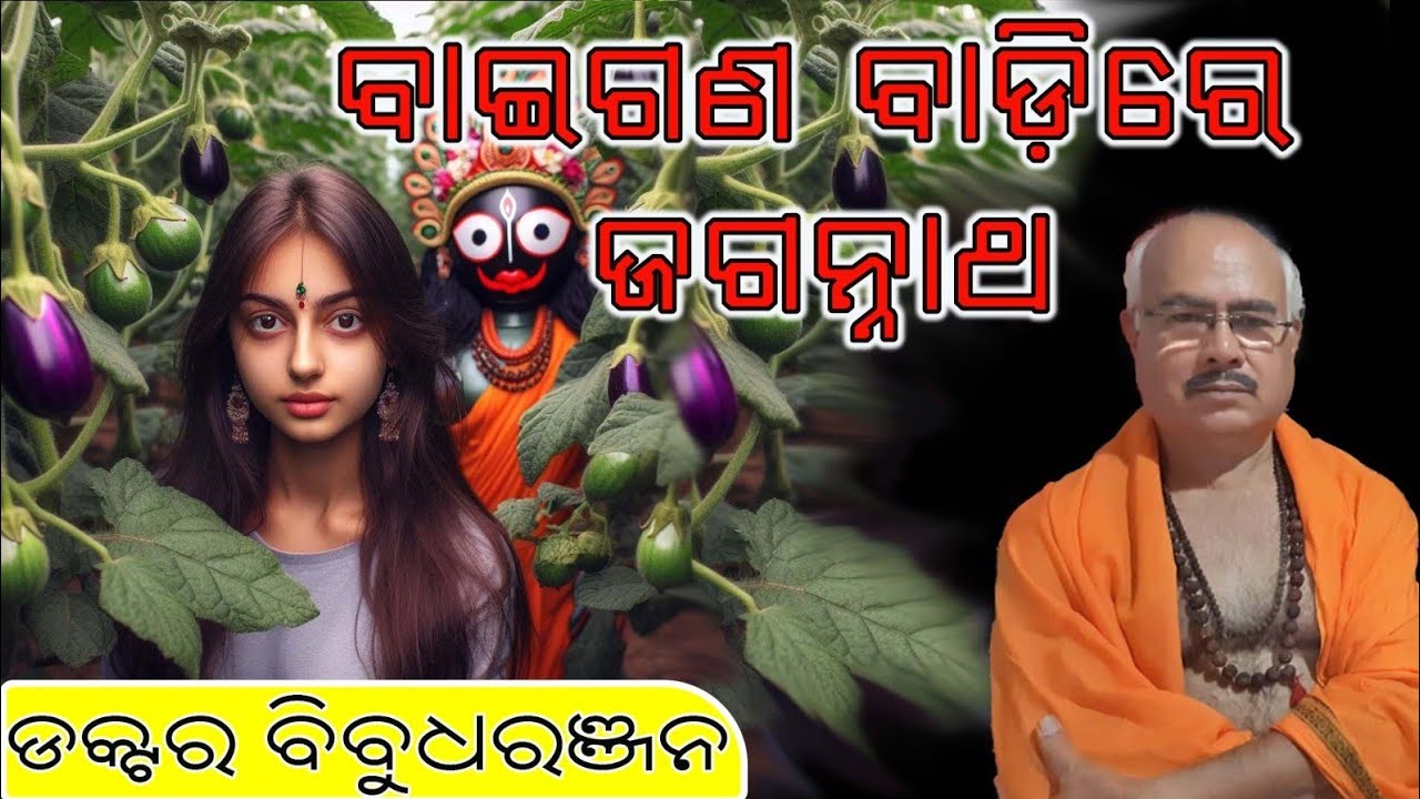 ବାଇଗଣ ବାଡ଼ିରେ ଜଗନ୍ନାଥ (208)ଡକ୍ଟର ବିବୁଧରଞ୍ଜନ, Jaganath in brinjal courtiyard Dr Bibudharanjan