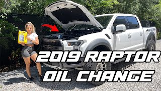 OIL CHANGE ON MY 2019 FORD RAPTOR