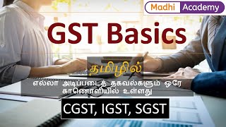 GST Basics in Tamil | CGST, SGST, IGST | Return Filing Details | Taxation in Tamil | GST Rate |