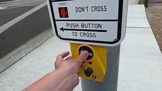 REPLACED ALREADY! My Crosswalk Experience At Sunset Links Rd W/ New PedSafety Wave, Tucson, AZ