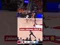 JJ said get OFF me 😨😨 #hawks #dunks #nba #jalenjohnson