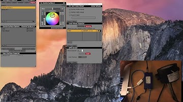 Sending DMX From a VDMX Color Picker // RGB LED Pixel Mapping