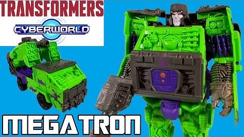 Ultimate Cyber Changer MEGATRON Review - Transformers Cyberworld 