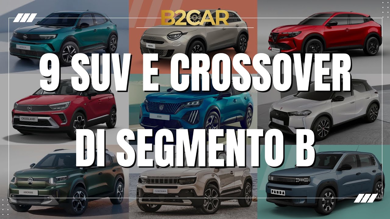 9 Suv e Crossover di Segmento B da comprare nel 2026 | B2CAR.it