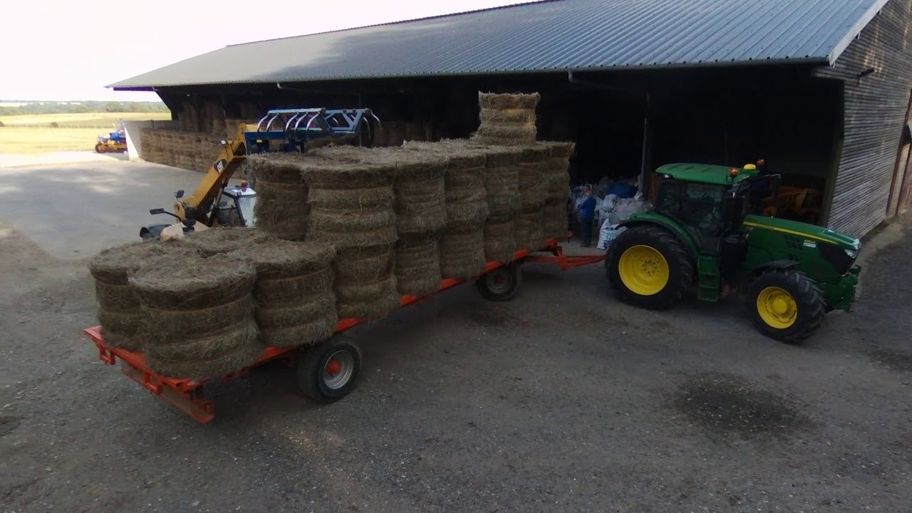 ~CHANTIER ENROULAGE/RAMASSAGE LIN 2017 | V.2 | (Drone)~