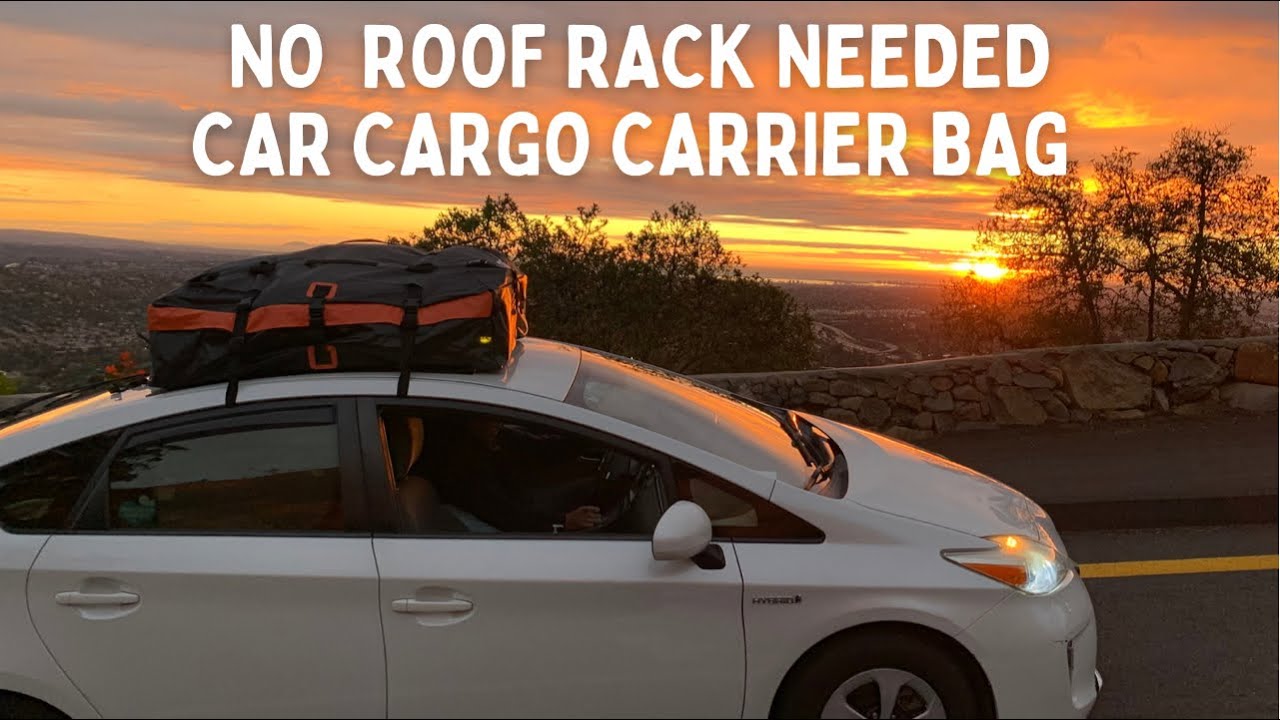 CAR ROOFTOP CARGO CARRIER BAG  DEMO & INSTALLATION 