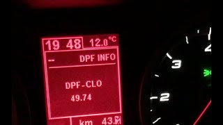 DPF MONITOR Alfa Romeo 159 - Instrument Cluster Display #1 screenshot 2