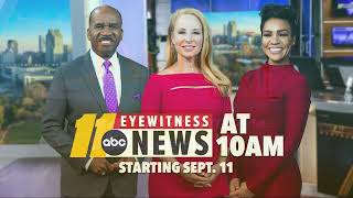 ABC11 Eyewitness News at 10 a.m. starting September 11 screenshot 4