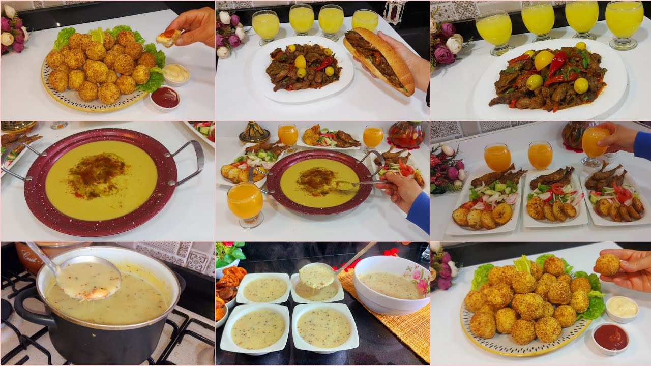 جدول الاكل الاسبوعي 🥰 6 وجبات متنوعه 👌غذاءو عشاء كل نهار وجبه على قد اليد والجيب 💰 كبدة مشرمله /كرو