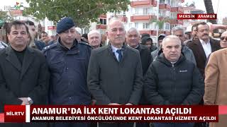 Anamur İlk Kent Lokantasının Kapılarını Açtı