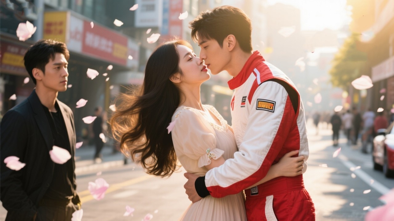 💋5 años perseguido，corazón muerto va a otro。Él pierde control besa en calle：¡Eres mía！