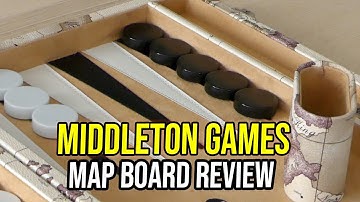 Middleton Games "Map" Backgammon Board Review | 18-Inch