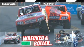 Stadium Super Trucks Nashville Race 1  My Truck Got WRECKED... So Much Carnage!!!