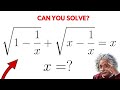 A Nice Olympiad Radical Equation  | Math Olympiad Question 
