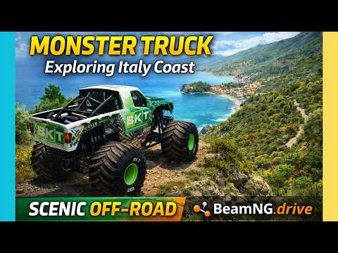 MONSTER TRUCK Vs. Italy Roads β Off-Road Challenge