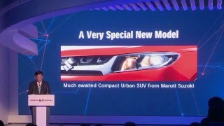 Global Premiere of the #VitaraBrezza at Auto Expo, 2016