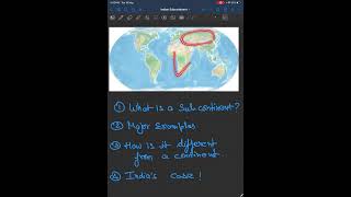 Why is India called a Sub-Continent? #geography #geology