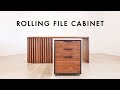 Building a rolling file cabinet