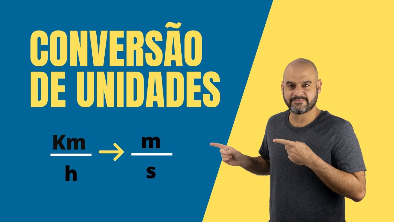 Conversão de unidades | Km/h para m/s | - YouTube