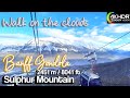 BANFF NATIONAL PARK, 2021🇨🇦 BANFF GONDOLA/SULPHUR MOUNTAIN WinterWalk, ALBERTA, CANADA, 4K HDR 60fps