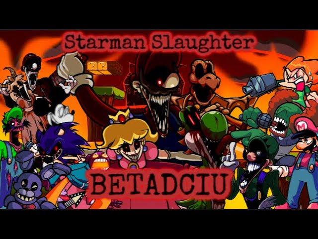 FNF Starman Slaughter But Every Turn A Different Character Sings It 🖤🎶🎶  