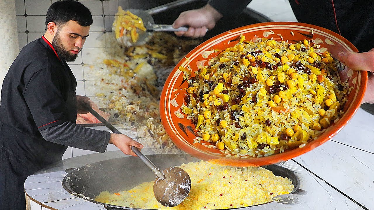 UZBEKISTAN PILAF | UZBEK Traditional Delicious Food | JAYDARFOOD