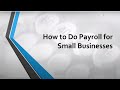 FSB How to Do Payroll