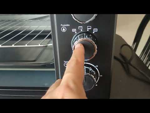 Horno electrico 👉 Primer uso para quitar el mal olor blackline 38 litros que trae la caja review